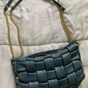 Valentina Fiore Leather Handbag